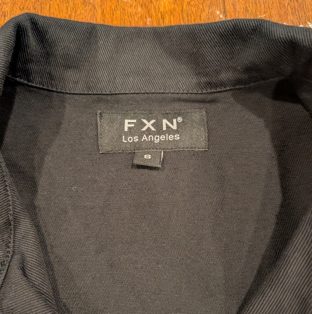 Men's Black Lightweight Shirt Jacket - Picture 3 of 3